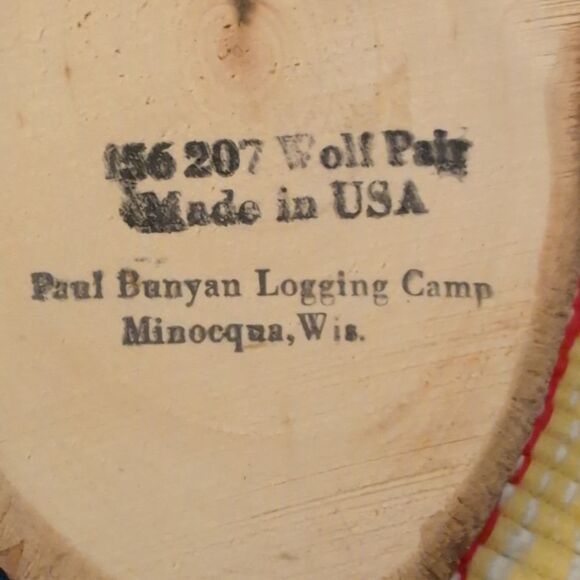 vintage Wolves Picture live edge Wood plaque - Picture 3 of 7